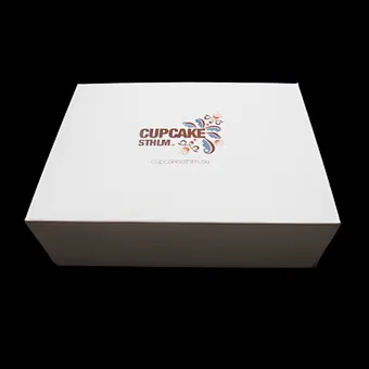 Custom White Gift Boxes Art Card Paper Boxes with Lids for Small Cupcake Boxes